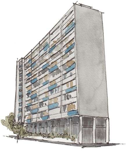 Edifício Anchieta, Avenida Paulista, 2.584, esquina com a Avenida da Consolação e Avenida Angélica