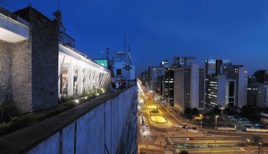 Vista do Edifício Anchieta para a Avenida Paulista
