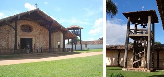 Igreja de San Rafael, fachada e torre sineira