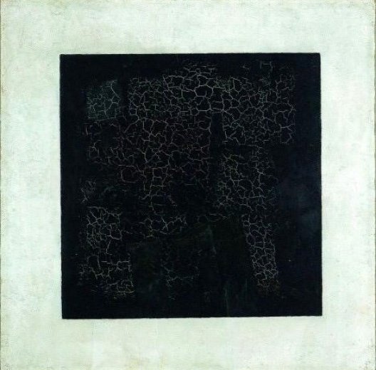 Kasimir Malevich, “Quadrado preto sobre fundo branco”, 1915, óleo s/ tela. 79,5 x 79,