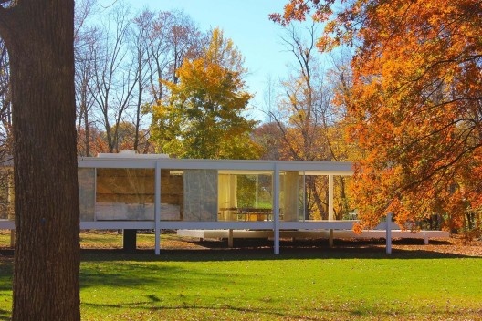 Farnsworth House: Face Norte