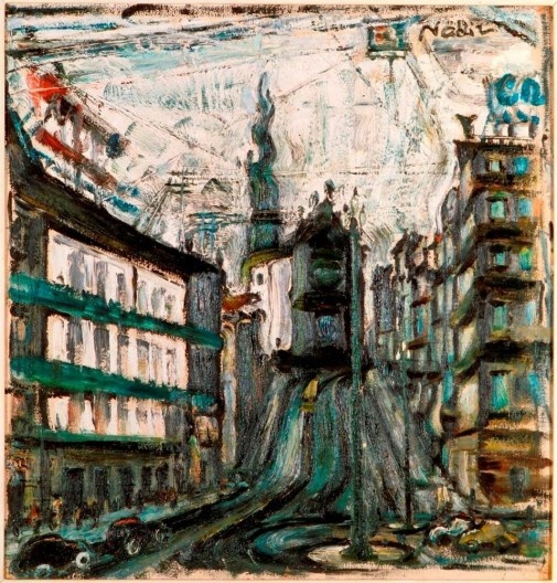 Nadir Afonso, Paisagem citadina – Clérigos, 1941