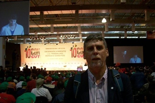 Daniel Amor em Congresso da CUT