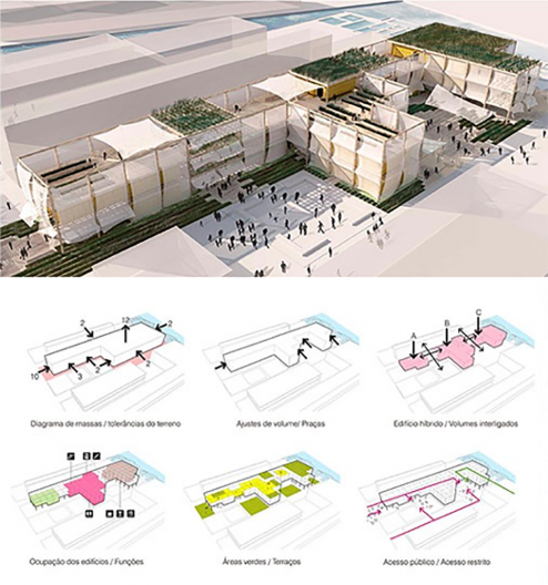 Concurso para o Pavilhão do Brasil na Expo Milão 2015, segundo lugar. Arquitetos Gustavo Abrahão Costa (arquitetura) e Danilo Gomes e Fontes (expografia) / Atria Arquitetos