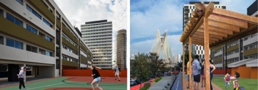 Desenho dos alunos para as áreas comuns do Conjunto Habitacional do Jardim Edite, escritórios MMBB Arquitetos & H+F Arquitetos, disciplina Projeto VI, Uninove