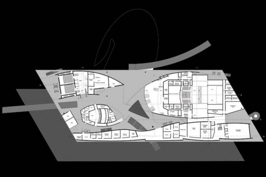 Cidade da Música, planta, Rio de Janeiro. Arquiteto Christian de Portzamparc