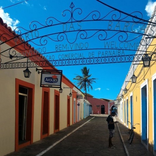 Sorveteria Araújo, com sorvetes de cupuaçu e buriti, próxima ao porto de Parnaíba PI