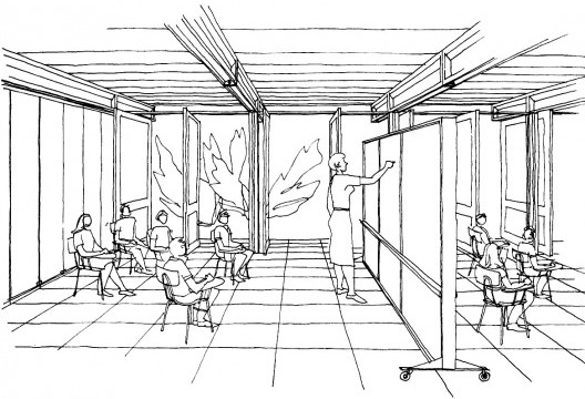 Escola pré-fabricada de Abadiânia, experiência posterior em concreto e argamassa armada