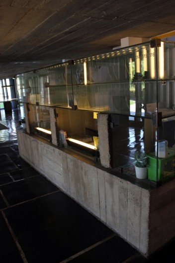 Casa do Brasil, caixa de correio, Cidade Universitária de Paris, arquitetos Lúcio Costa e Le Corbusier