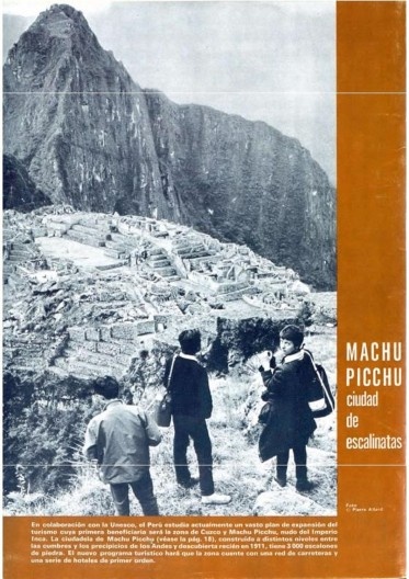 Contracapa da revista El Correo, dez 1966