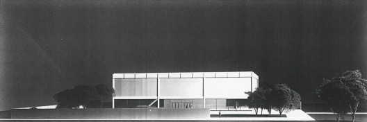 Fotografia da Maquete, Museu de Arte, 1965, Edgar Sirangelo do Valle