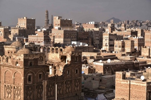 A cidade de Sanaa, Iêmen