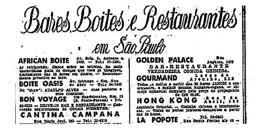Recorte do jornal O Estado de S.Paulo, 19 abril 1956