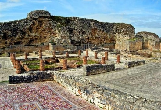 Mosaico romano em Conímbriga, a partir do século II a.C.