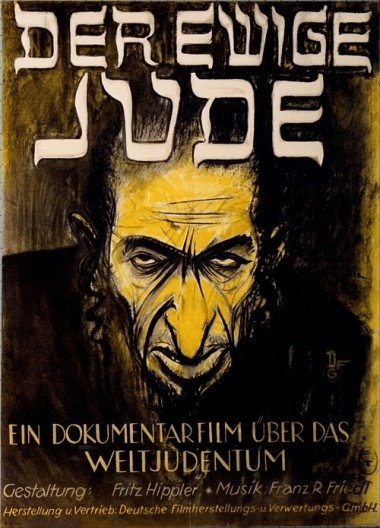 Cartaz do filme de propaganda nazista “Der Ewiger Jude” (O Eterno Judeu), 1940