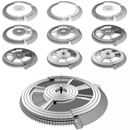Diagrama do estrutural do Hotel Tambaú