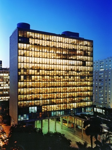 Ministério da Educação e Saúde Pública, Rio de Janeiro. Arquiteto Lúcio Costa e equipe