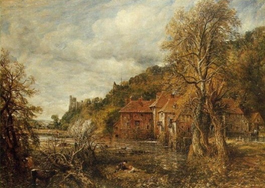 Moinho Arundel e Castelo, pintura de John Constable, 1837, Museu de Arte de Toledo