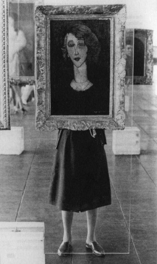 Detalhe cavalete de vidro - Pinacoteca do Masp