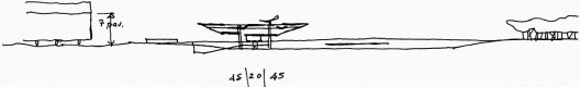 Museu de Arte Contemporânea da Universidade de São Paulo. Croqui de Paulo Mendes da Rocha