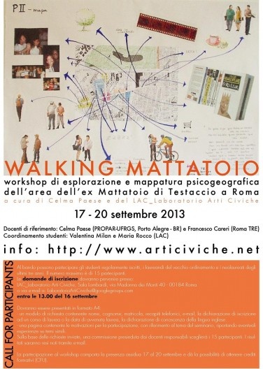 Cartaz de chamada do Walking Mattatoio