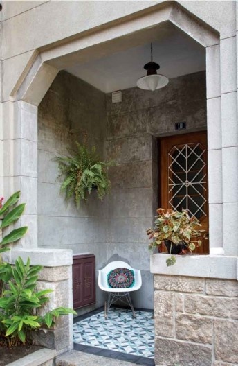 Vila residencial no Rio de Janeiro, varanda de unidade interna