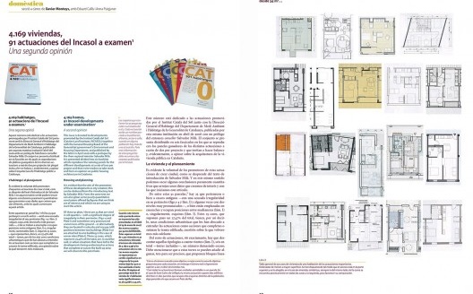 Seção Domèstica da revista espanhola Quaderns d´Arquitectura i Urbanisme, n. 252, out./nov./dez. 2006, p. 50-63