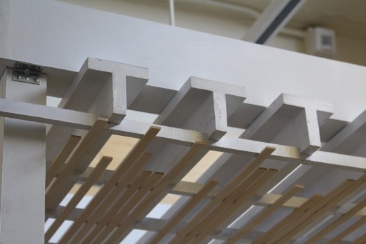 Maquete de estudo de detalhamento do Perez-Art-Museum, obra de Herzog & De Meuron