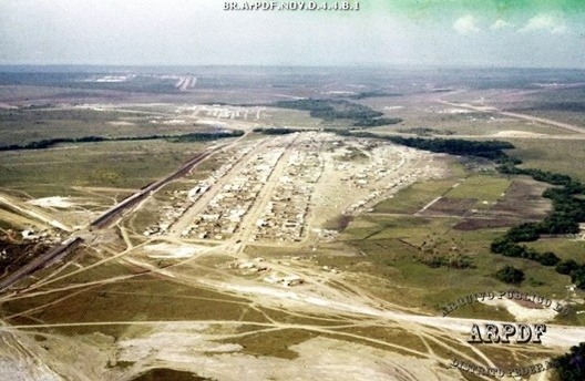 Vista aérea da Cidade Livre, depois Núcleo Bandeirante, sem data