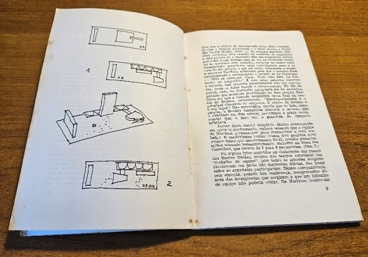 Articulações entre desenho e texto, como é recorrente nos livros de Niemeyer
