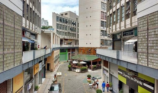 Galeria Comercial no Bom Retiro, São Paulo SP Brasil. Arquiteto Lucjan Korngold
