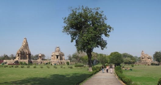 Templos Khajuharo em Madhya Pradesh, Índia