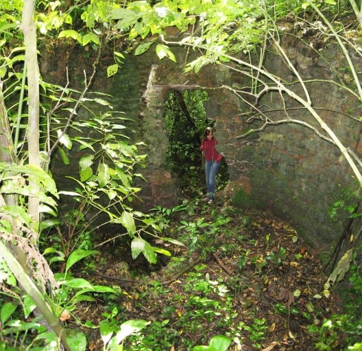 Ruínas do forno circular da Caieira dos Jesuítas, Cubatão SP