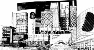 Colagem 'James Stirling - Cabeça a Prêmio' – autoria própria