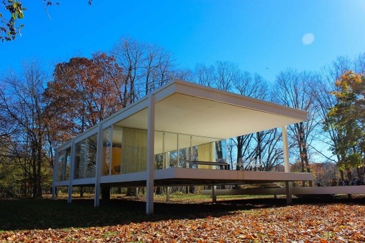 Farnsworth House: Vista Sudoeste