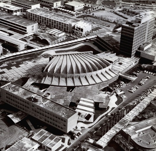 Imagen aérea do Conjunto Cultural