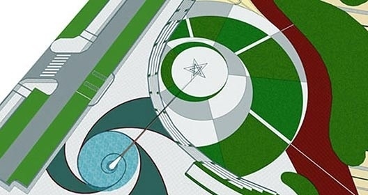 Às 10:30h do dia 25 de dezembro de todos os anos, o marco vertical da praça, projetará uma estrela de cinco pontas no centro do cuore