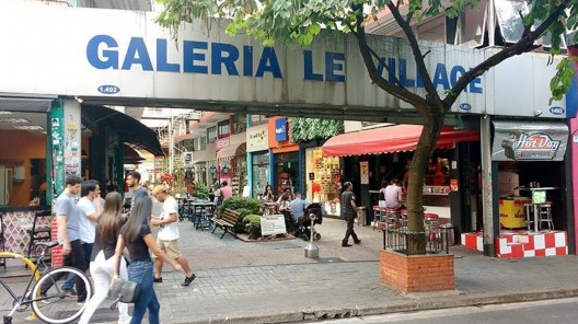 Galeria Le Village na rua Augusta, São Paulo SP Brasil. Siffredi & Bardelli Arquitetos