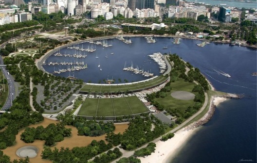 Imagem aérea da proposta