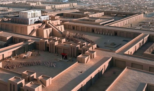 Centro da cidade de Ur III de Uruk, Iraque, c.2000 aC