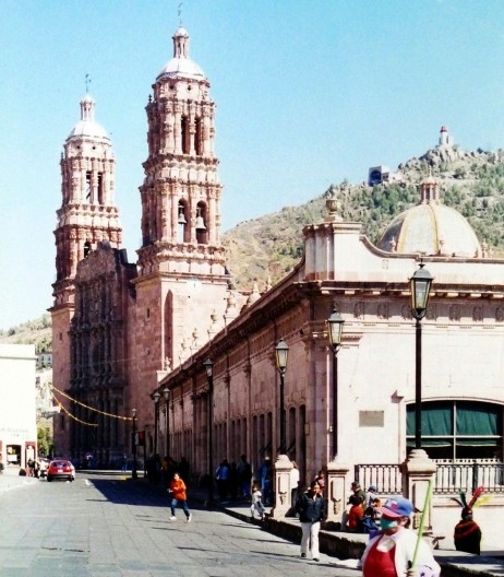 Zacatecas, Avenida Hidalgo com catedral ao fundo, 2001