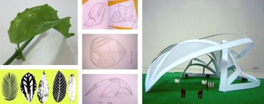 Exercício analógico com folha como fonte. Trabalhos dos alunos