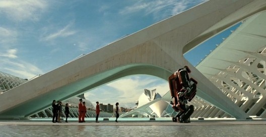 Versão da Cidade das Artes e Ciências utilizada na série Westworld