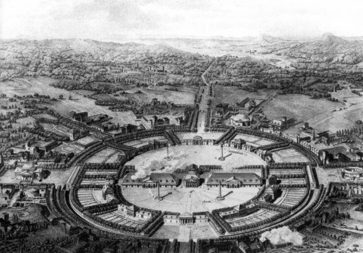 Salina Real de Arc-et-Senans, 1804, arquiteto Claude-Nicolas Ledoux