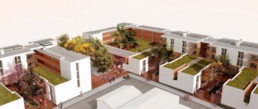 Perspectiva aérea do Projeto Sol Nascente