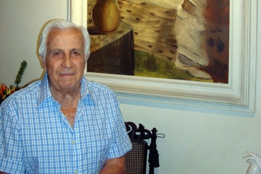 Rodolpho Ortenblad Filho em seu apartamento, janeiro de 2010