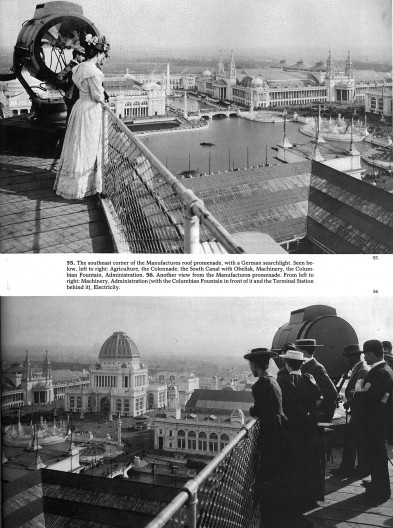 Imagem 55 (acima): Vista da Exposição a partir do observatório do edifício das Artes Liberais e Manufaturas