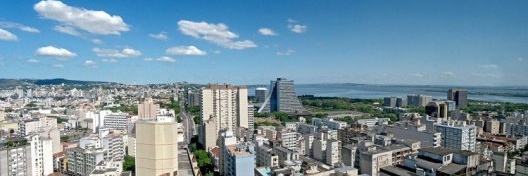 Vista do Everest Roof até a orla e zona sul