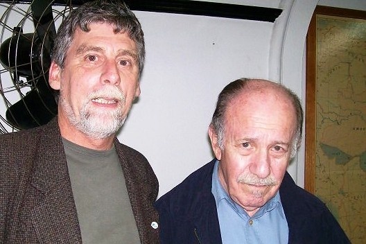 Daniel Amor com Paul Singer, reunião na sede da Anteag, Vila dos Ingleses