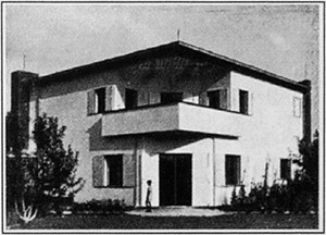 Série de fotografias da Ein Wohmhauss. Arquiteto Bruno Taut, 1927